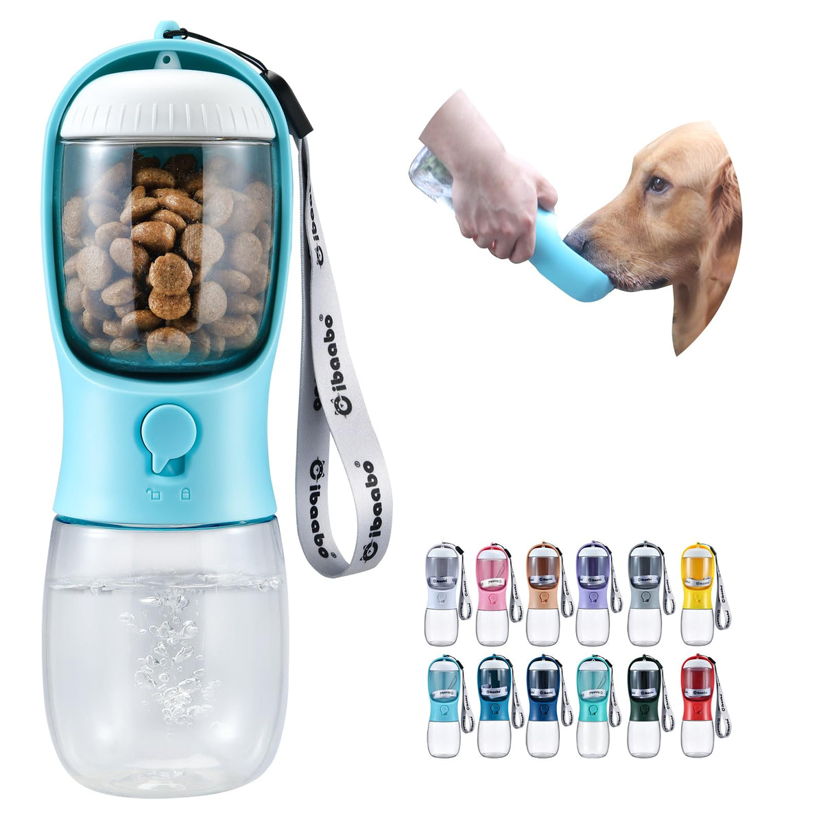 Bouteille d'eau portable pour chien